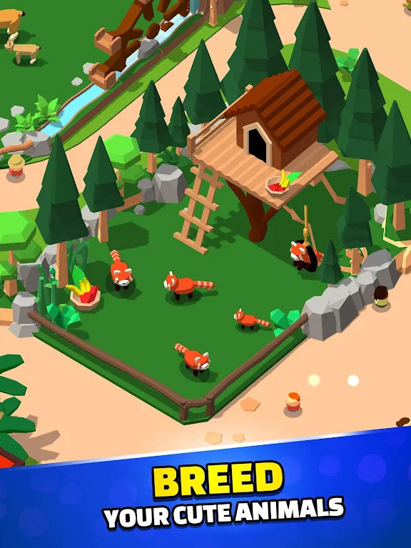 Idle Zoo Tycoon 3D截图2