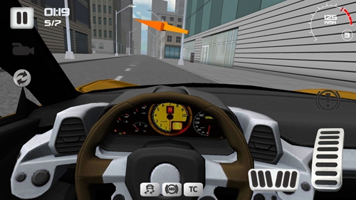 超级跑车模拟驾驶截图1