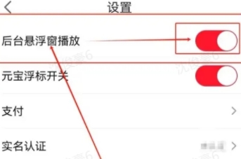 点淘怎么设置悬浮窗播放