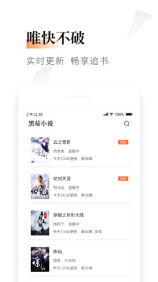 黑莓小说截图1