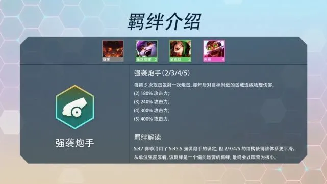 云顶之弈金铲铲之战S7赛季羁绊效果大全