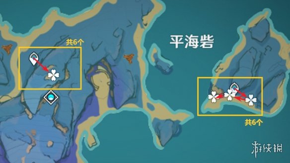 原神天云草实分布图 3.5天云草实收集路线