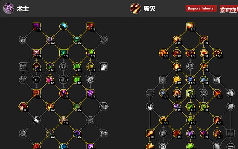 魔兽世界11.0前夕全职业天赋加点攻略