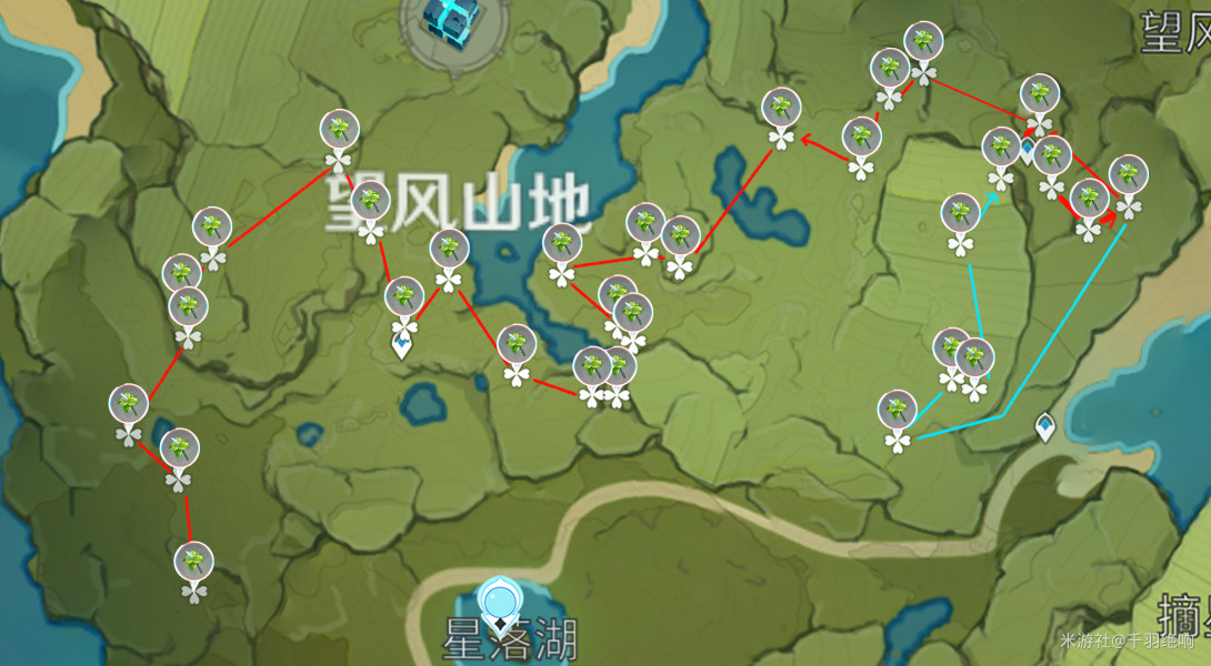 原神薄荷分布图