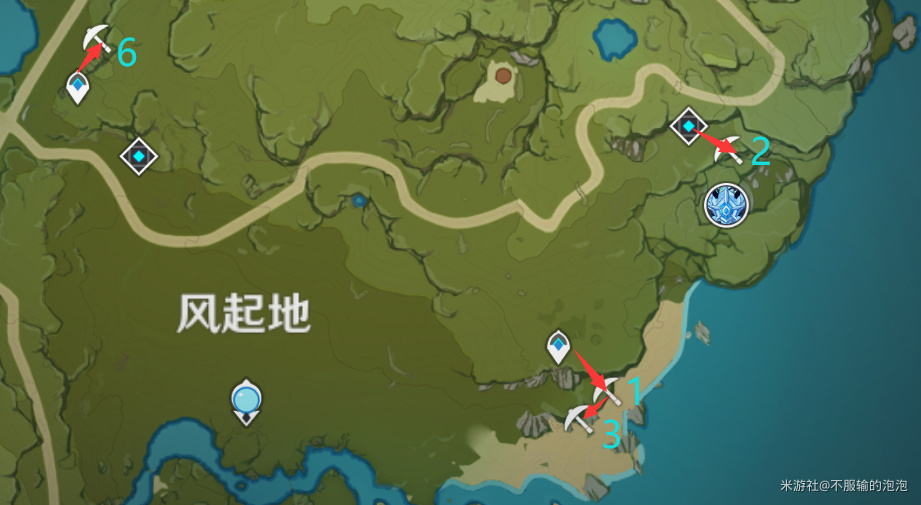 原神铁矿分布图