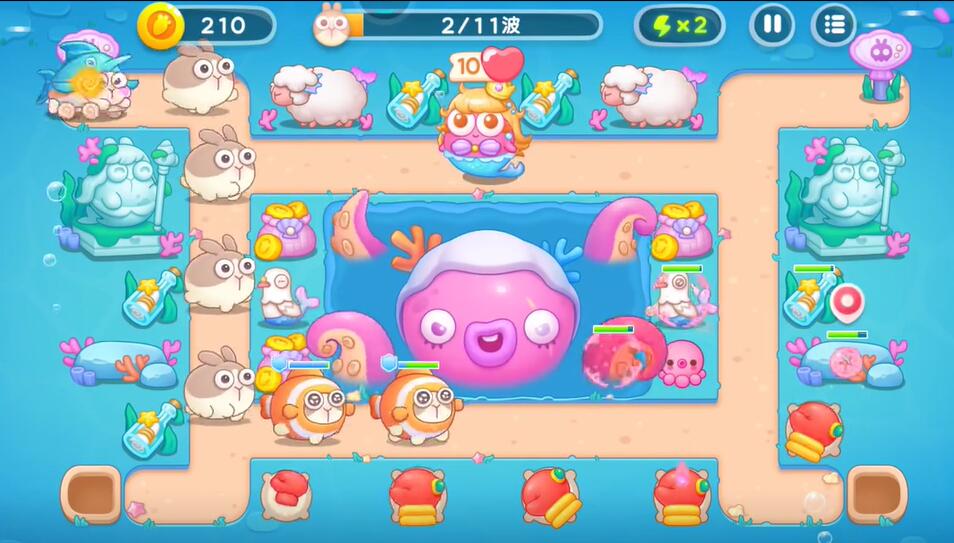 保卫萝卜4海的闺女第120关攻略