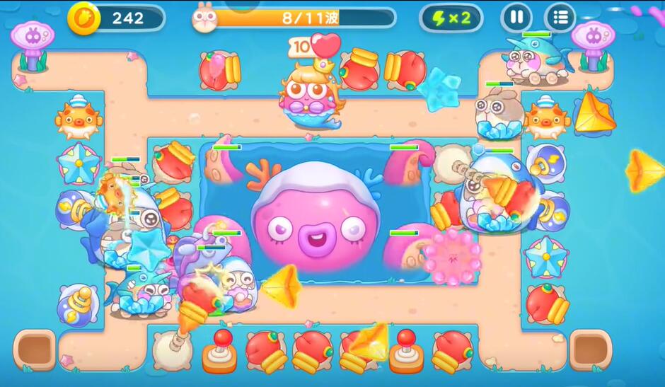 保卫萝卜4海的闺女第120关攻略