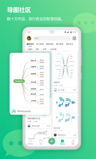 MindMaster思维导图截图