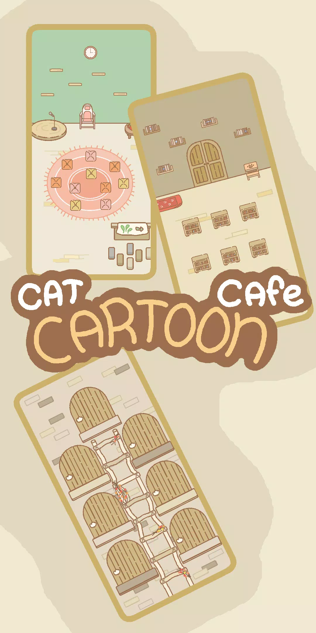 猫咪漫画咖啡厅Cat Cartoon Cafe