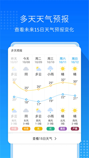 天气预报通app0