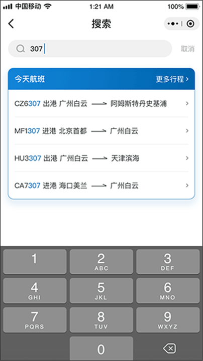 掌上空港app3