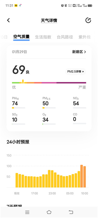 vivo天气预报2