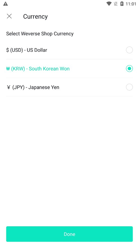 weverse shop