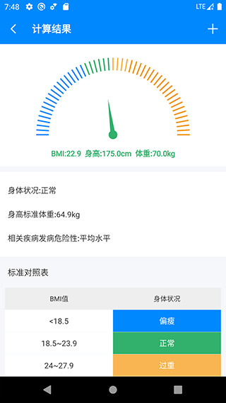 bmi计算器