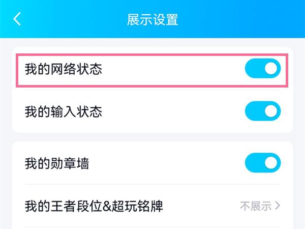 QQ网络状态展示教程