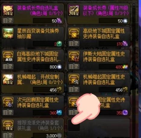 dnf霸王契约作用介绍