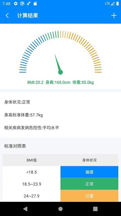 BMI计算器在线计算