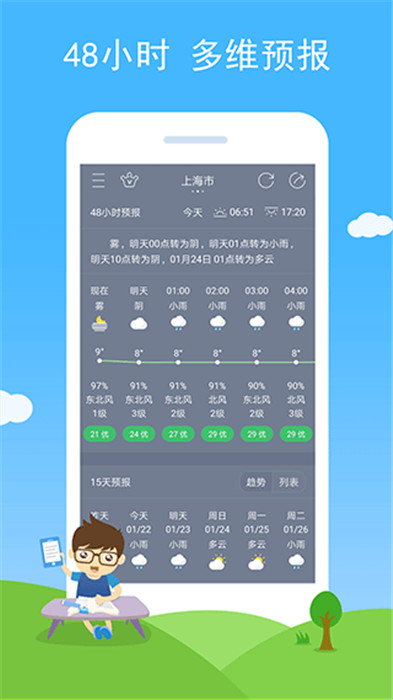 七彩天气app截图4