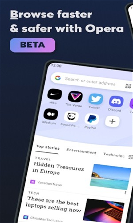 Opera beta截图1