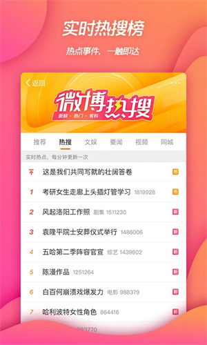 新浪微博客户端app截图1