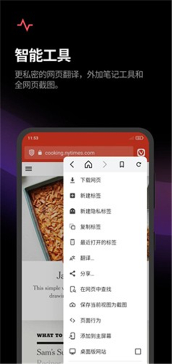 Vivaldi浏览器App截图2