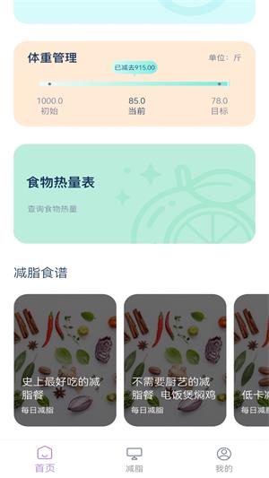 饮食热量表app截图2