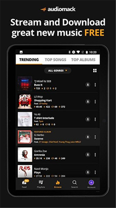 Audiomack软件截图3
