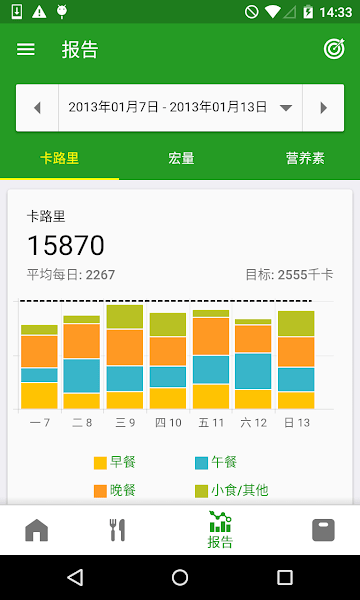 卡路里计算器app截图3