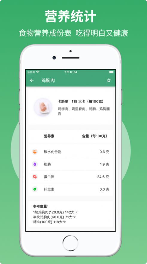 健康饮食助理APP截图2