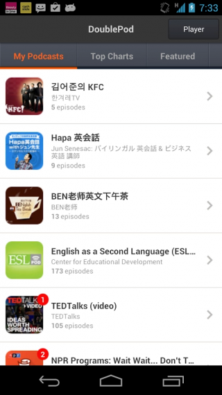 Podcasts截图2