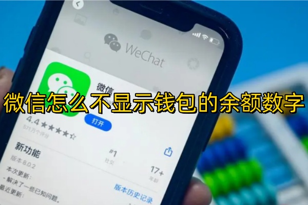 微信怎么不显示钱包的余额数字