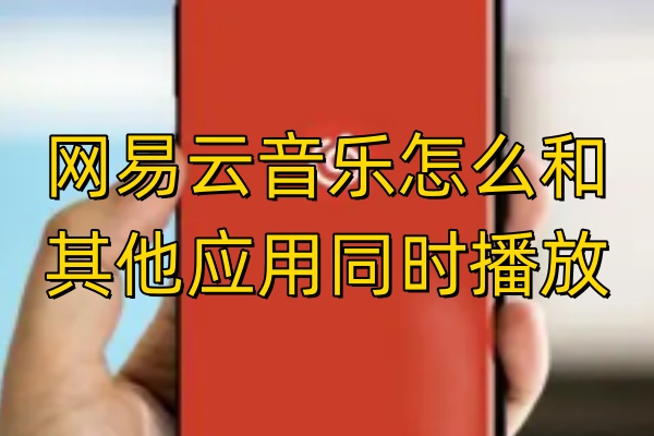 网易云音乐怎么和其他应用同时播放