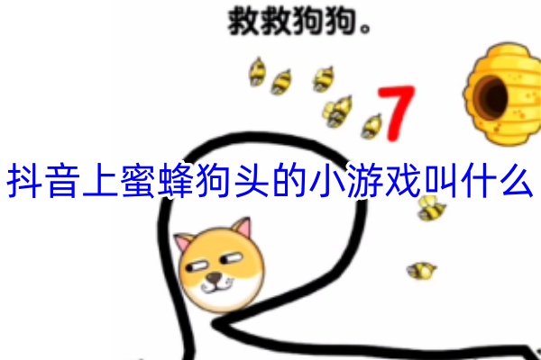 抖音上蜜蜂狗头的小游戏叫什么