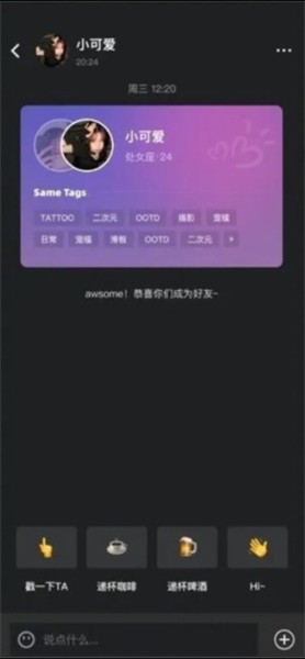 Tagoo软件怎么聊天截图4