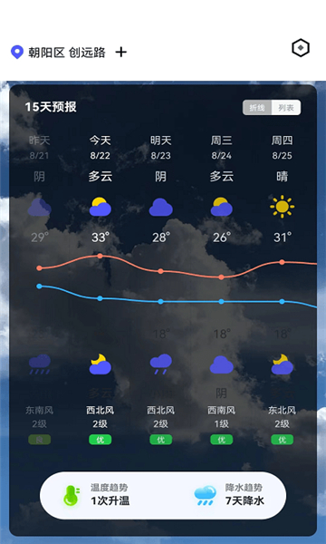 随时报天气软件截图