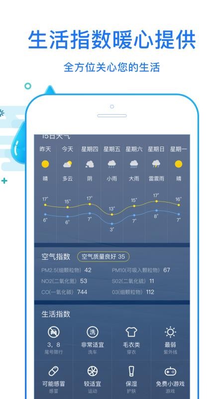 天天看天气预报app截图