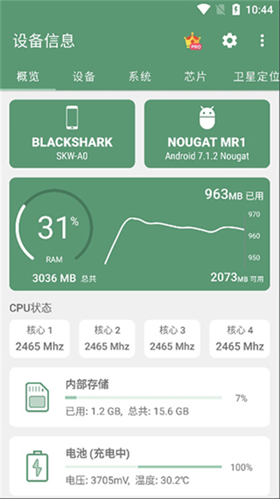 设备信息性能应用软件