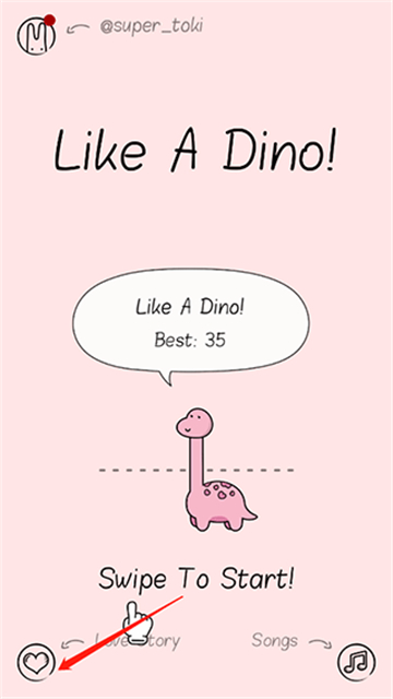 like a dino