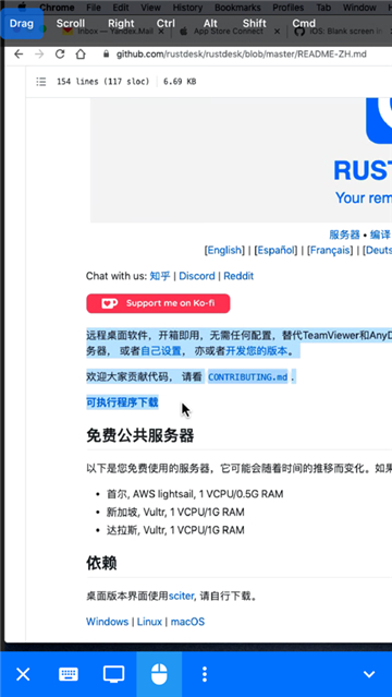 rustdesk远程控制