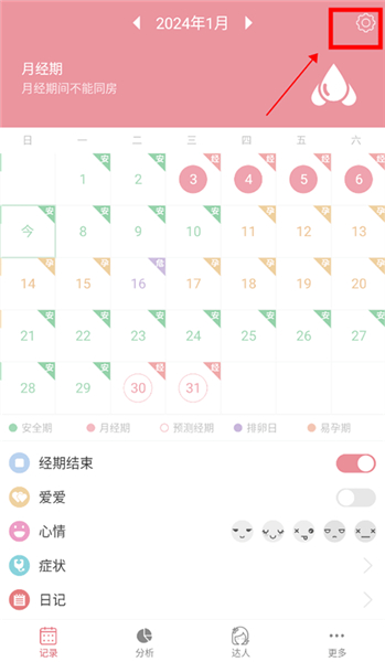 月经期安全期助理app