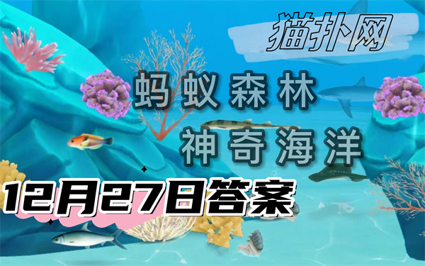 神奇海洋12月27日答案2024-猜一猜玻璃鱿鱼遇到捕食者时会采取以下哪种做法