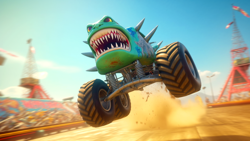 Crazy Monster Truck Stunts截图1