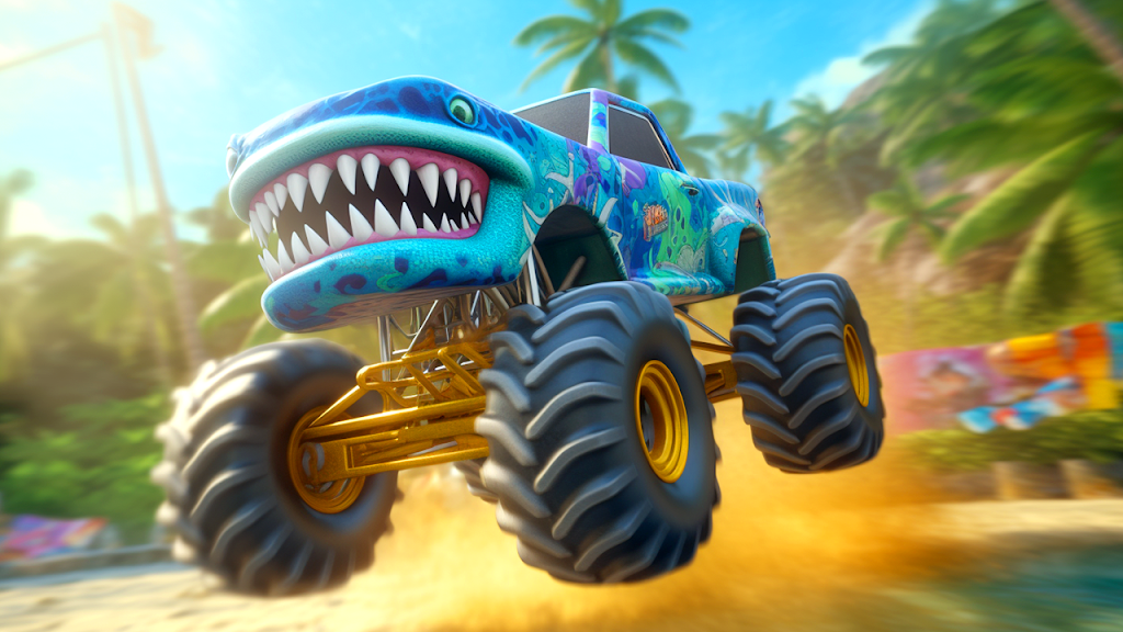 Crazy Monster Truck Stunts截图2