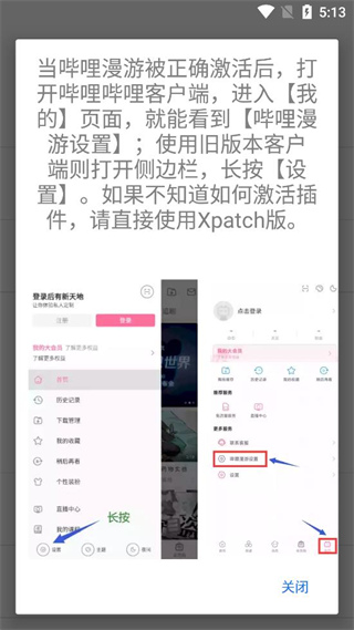 哔哩哔哩漫游xpatch版截图2