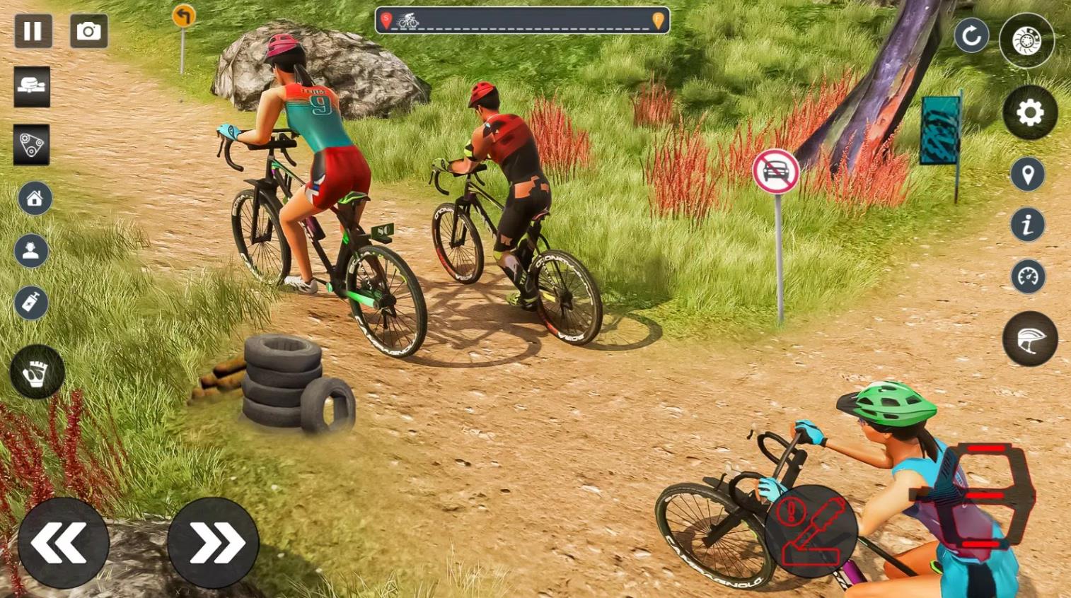 Crazy Cycle Game bmx Stunts截图2