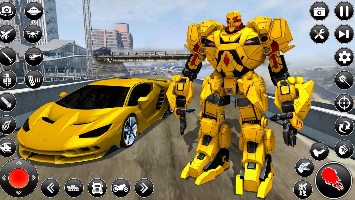 Dino Car Robot Transform Games截图2