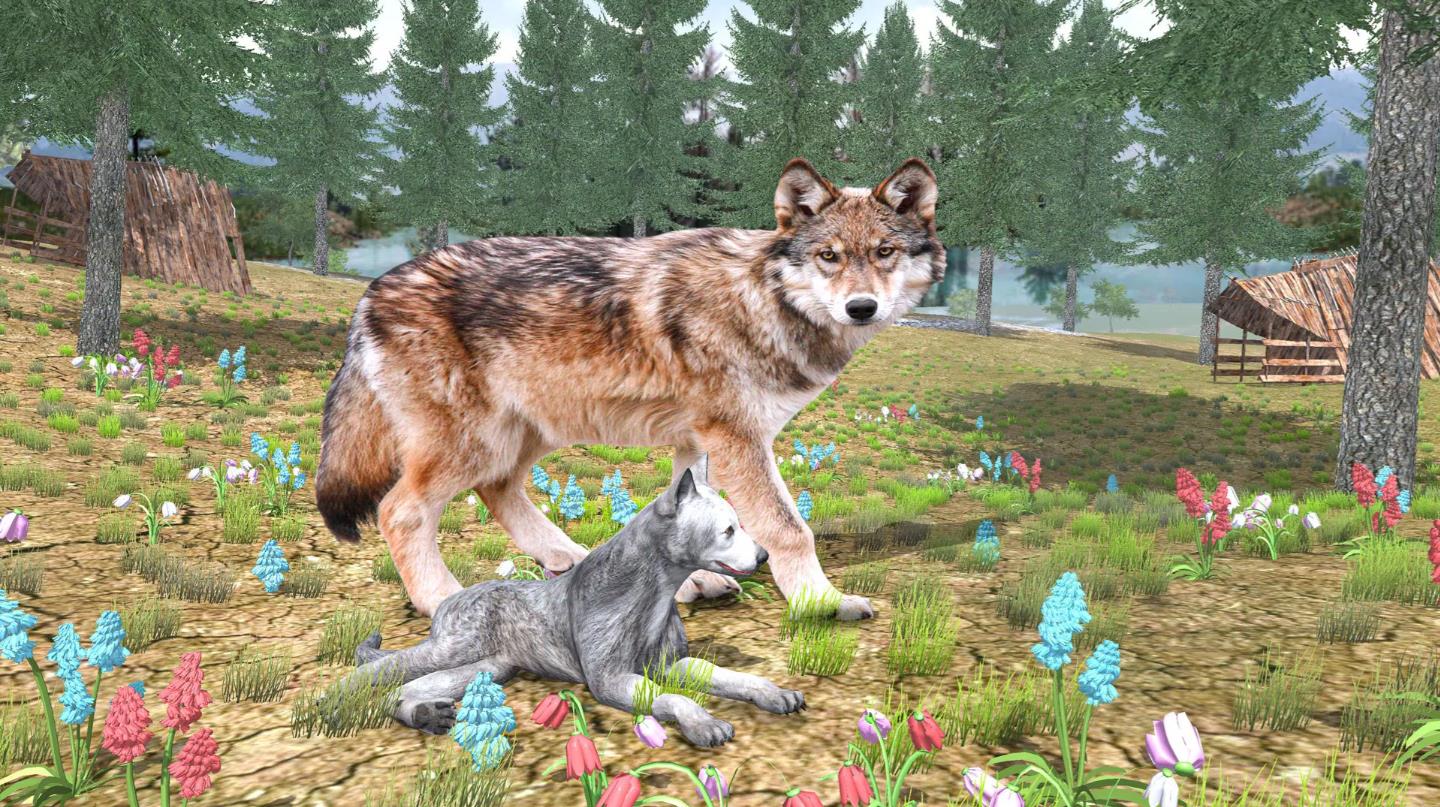 Real Wolf Simulator Wolf Games截图2