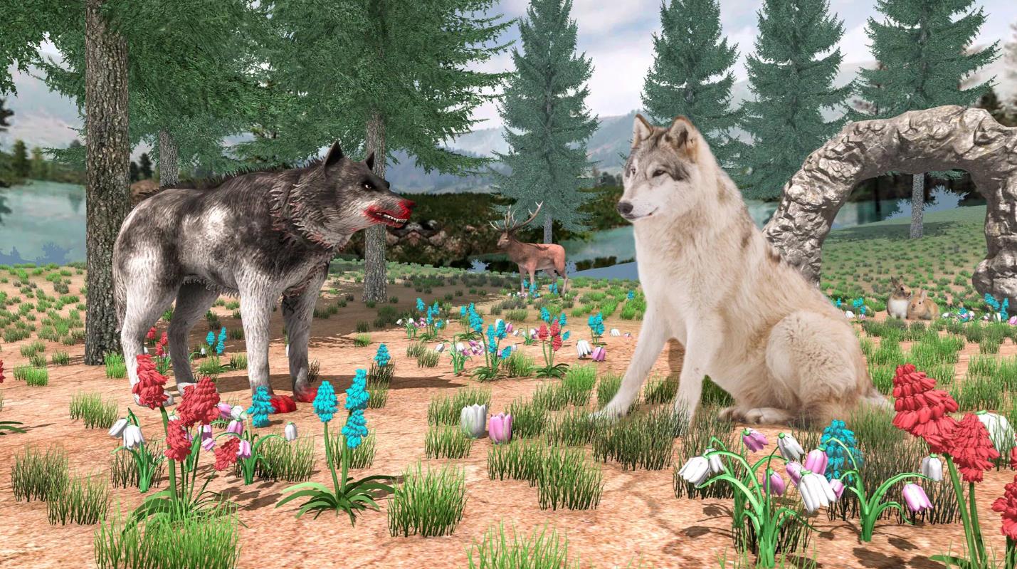 Real Wolf Simulator Wolf Games截图1