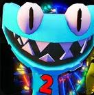 Rainbow Blue Monster Friend 2