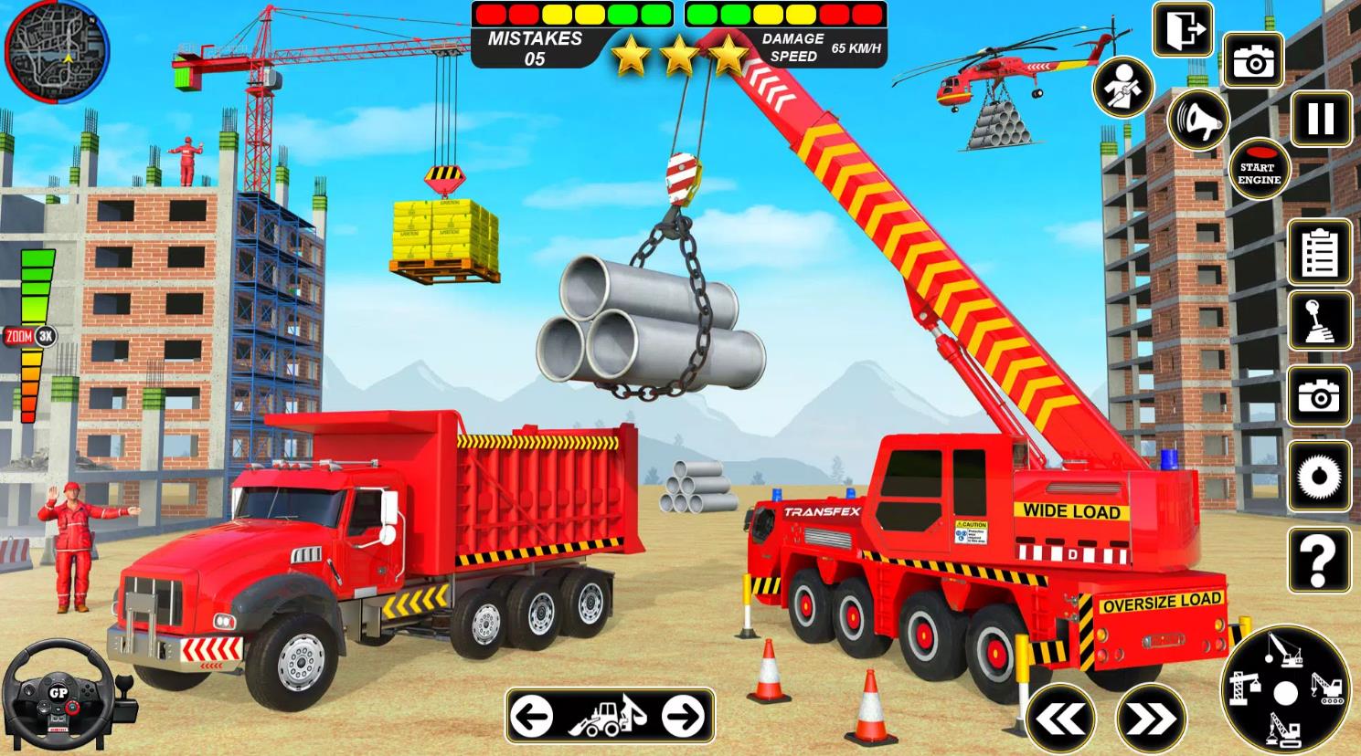 Real Road Construction Games截图1